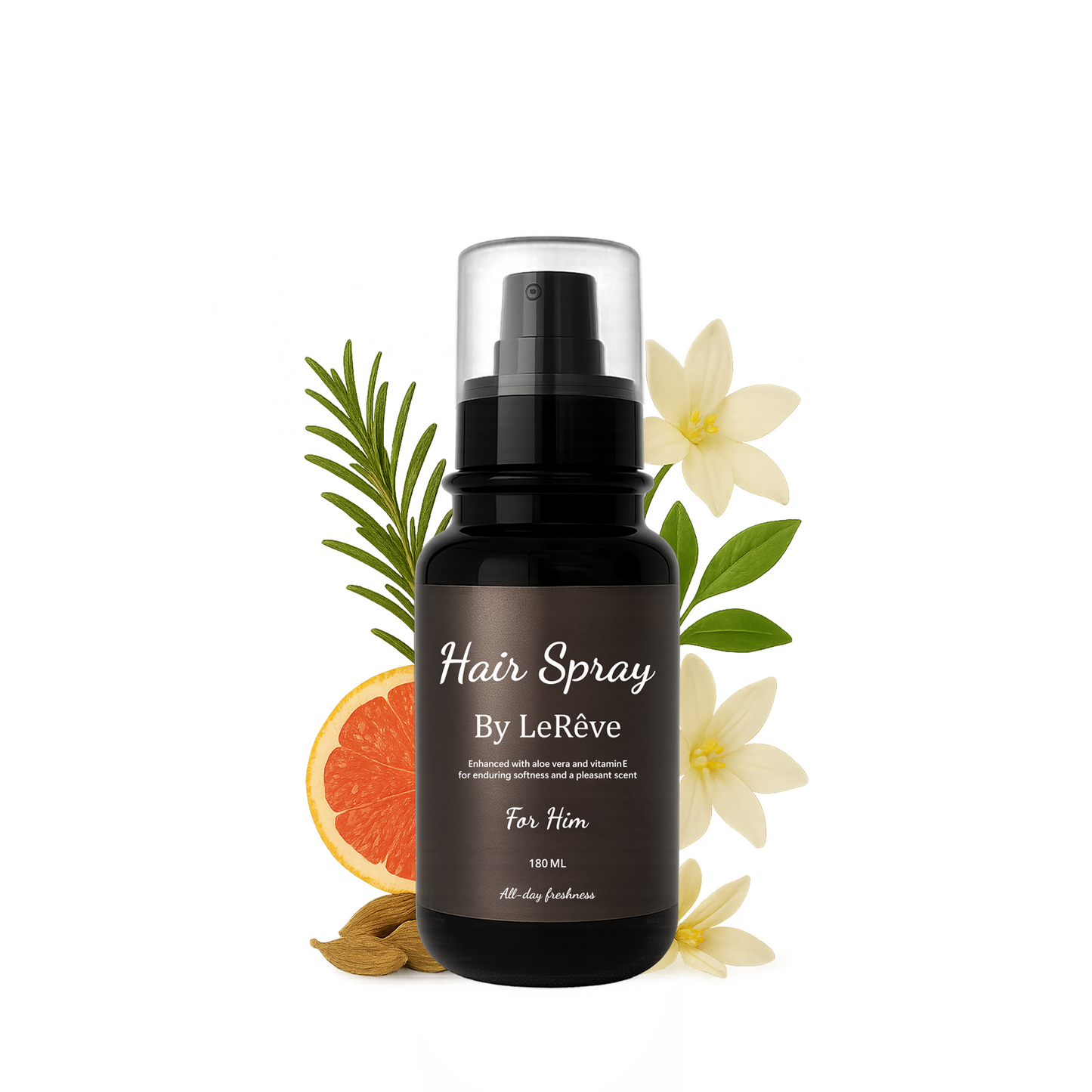 Lacoste White Hair & Beard Hair Spray