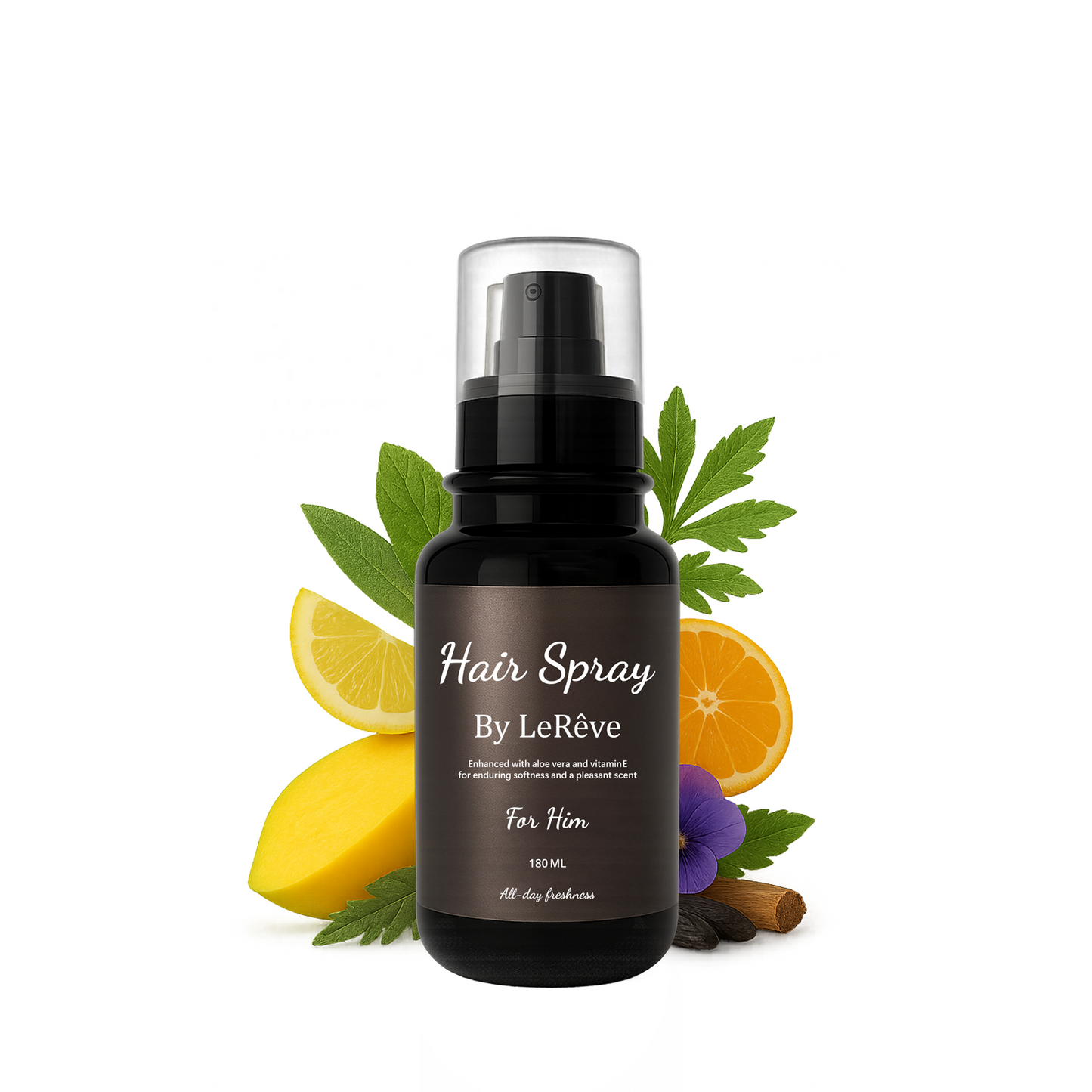 Polo Black Hair & Beard Hair Spray